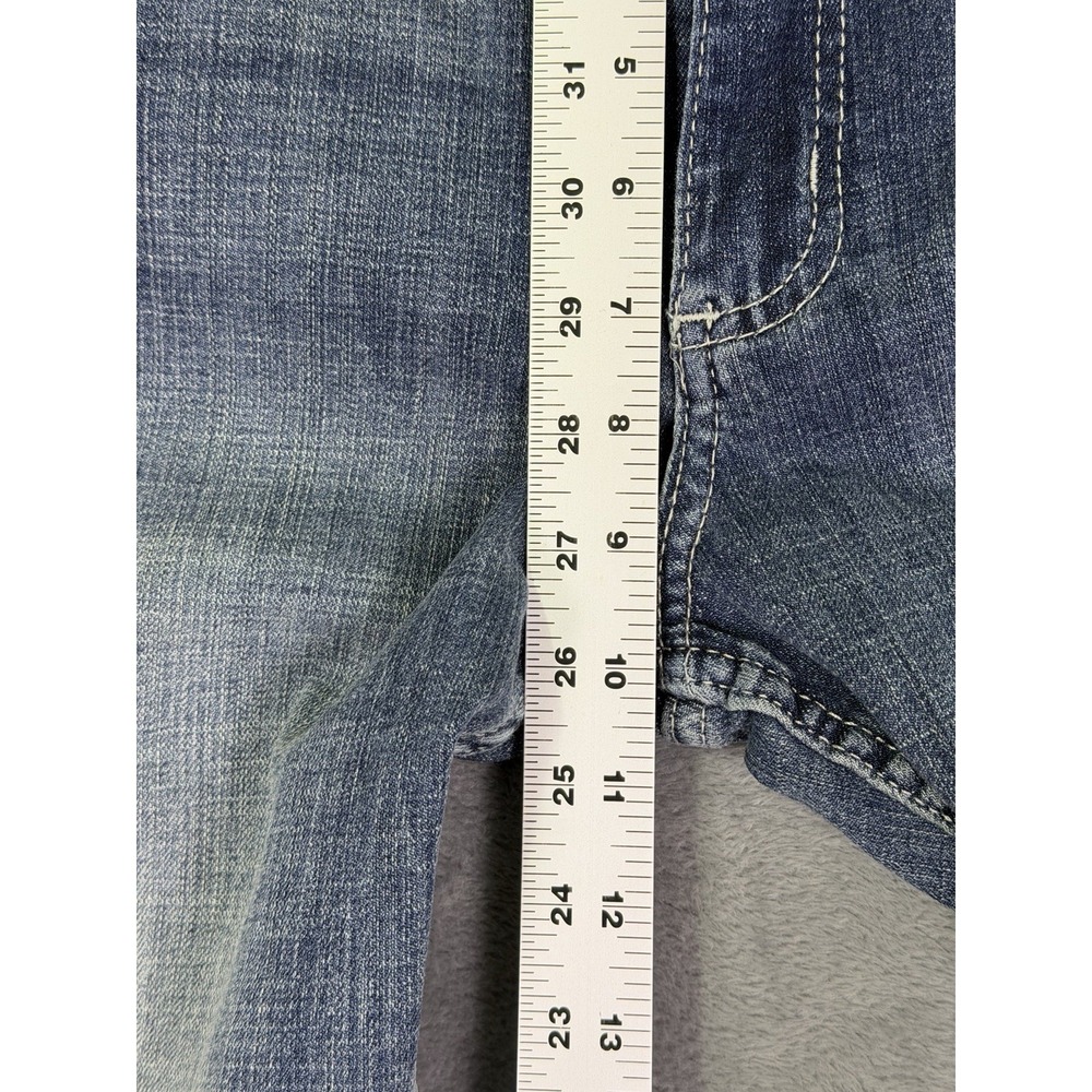 New Wrangler Jeans Womens 33/15 Blue Medium Wash Mid Rise Straight Leg Denim - Picture 4 of 9